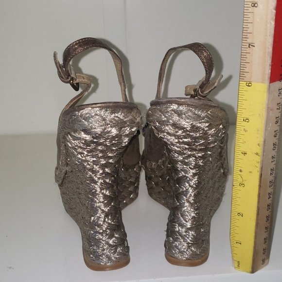 Stuart Weitzman Metallic Espadrilles - Picture 3 of 7